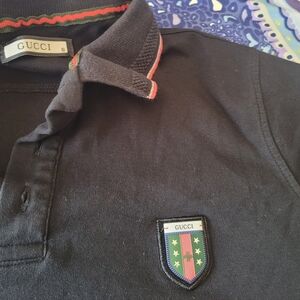 Gucci Black Polo Shirt